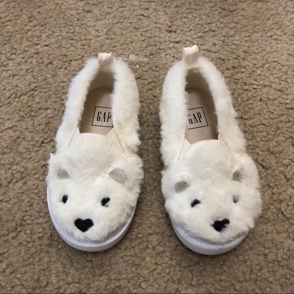 GAP Other - NWT Gap Kids Polar Bear Slip On Sneakers